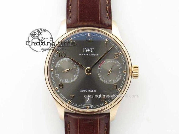 MIROTIME 0705 Portuguese IW3714 Diam ZF V2 1:1 Best Edition White Dial Blue Makers On Blue Leather Strap A79350 (Slim Movement) Stylish 7248